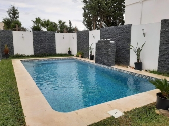 Étage de villa avec piscine à Yasmine Hammamet